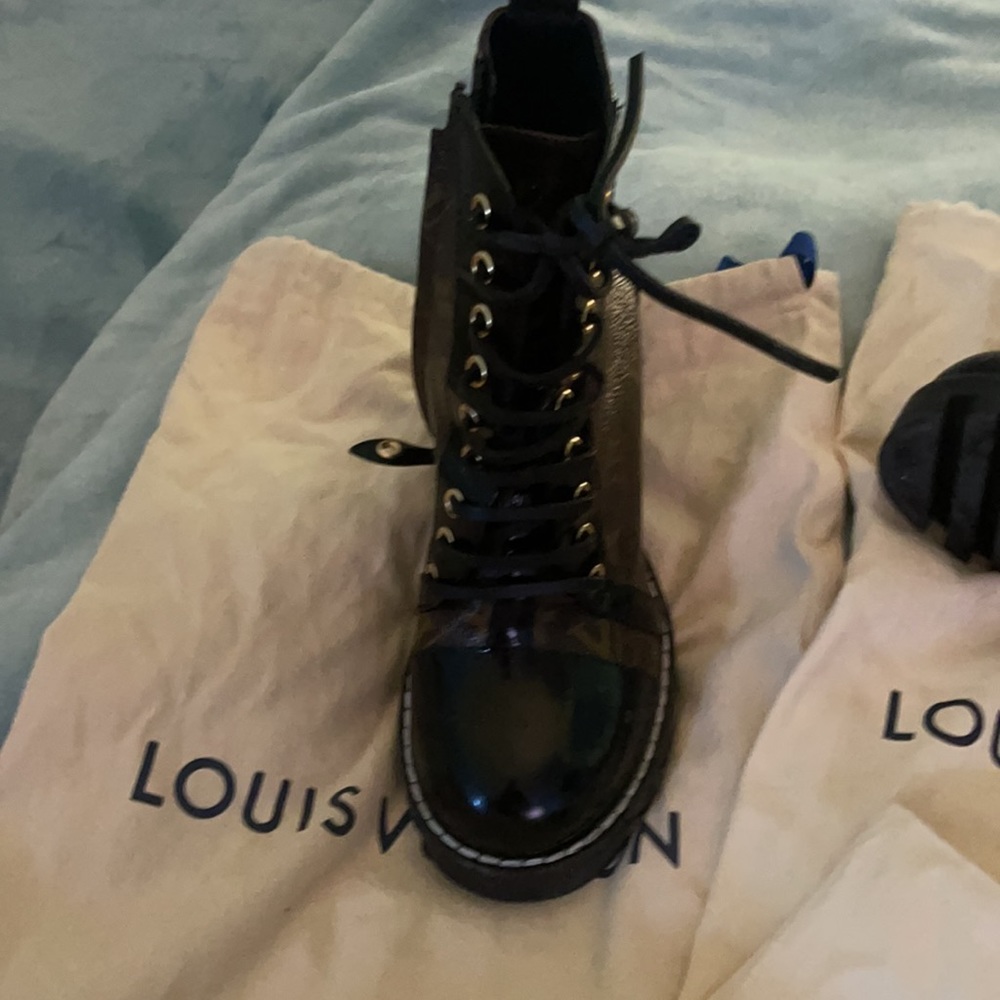 Louis Vuitton trail boots